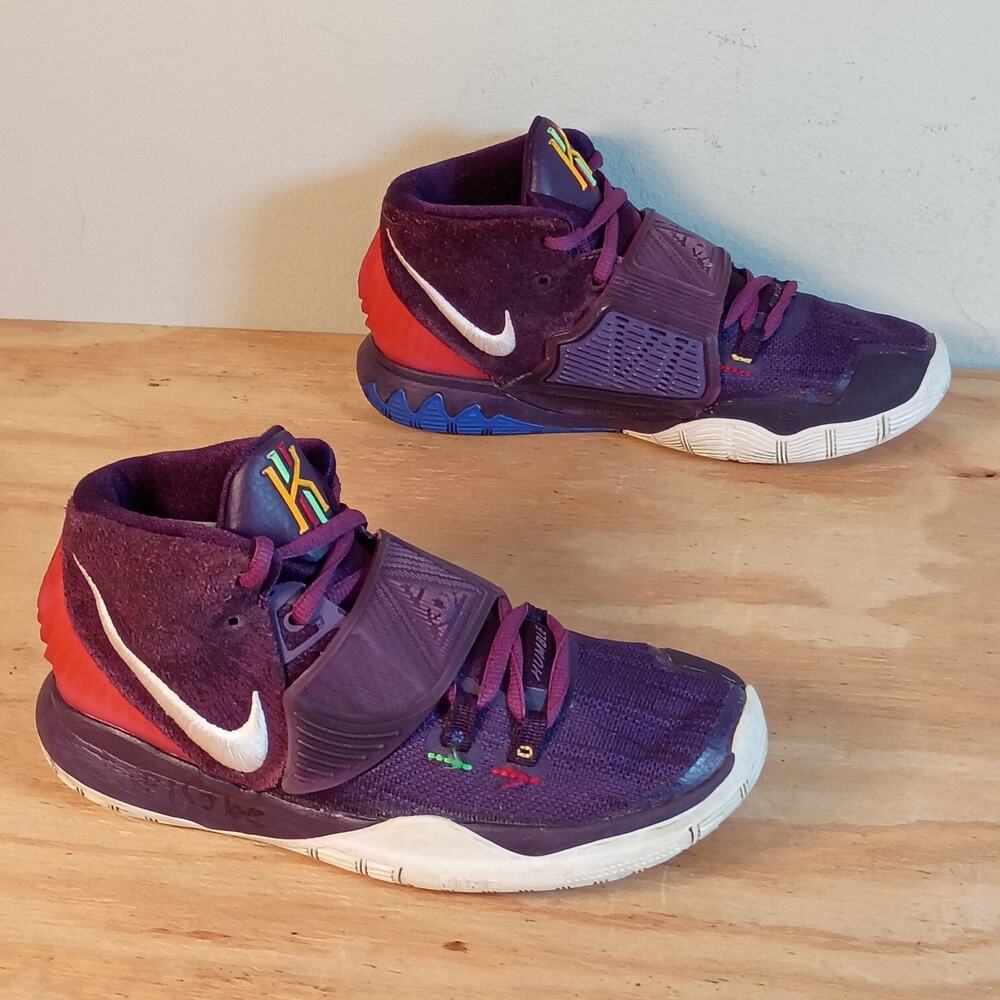 Nike Kyrie 6 Enlightenment Grand Purple Youth Size 4Y Shoes BQ5599-500